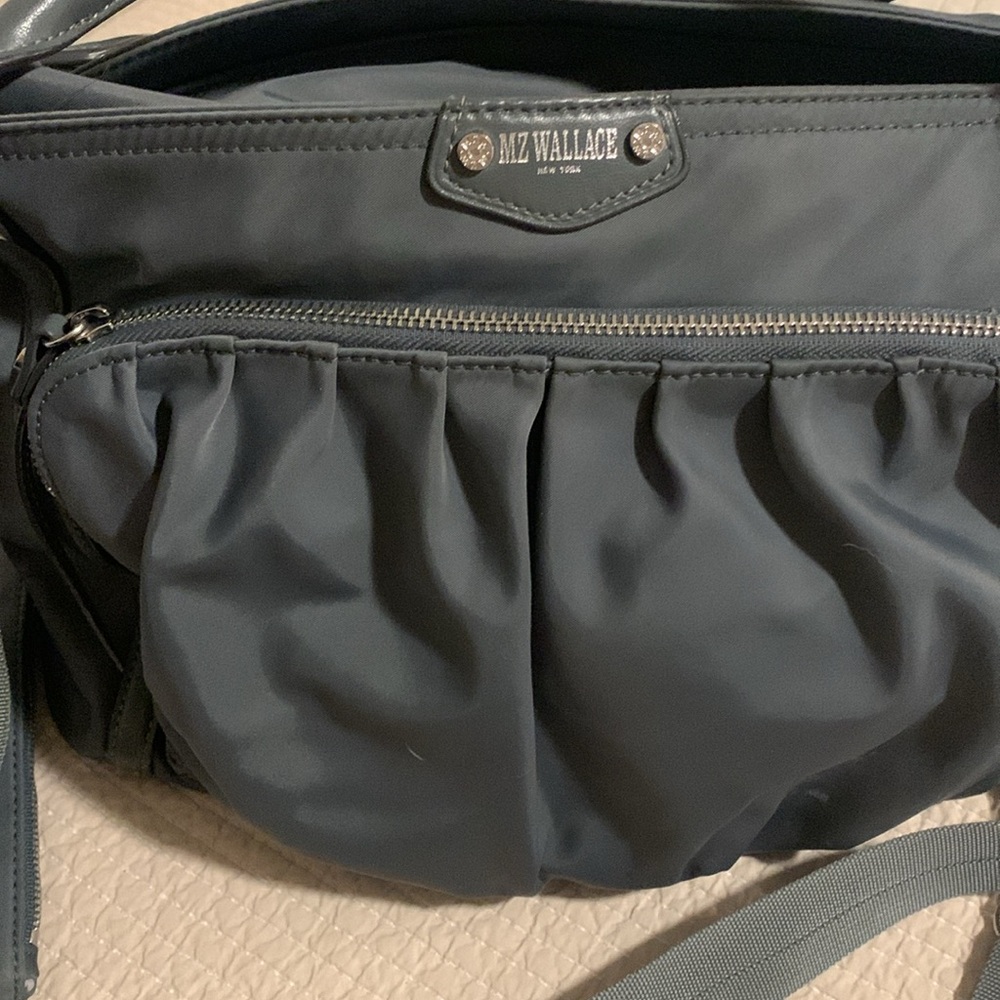 MZ WALLACE GRAY NYLON CROSSBODY BAG LARGE - Picture 3 of 7